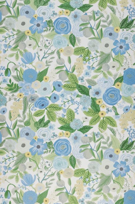 Peel and stick Wallpaper Self-adhesive wallpaper Garden Party blue Roll Width