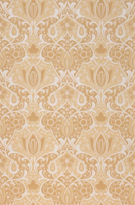 Paper-based Wallpaper Wallpaper Lamine brown beige Roll Width