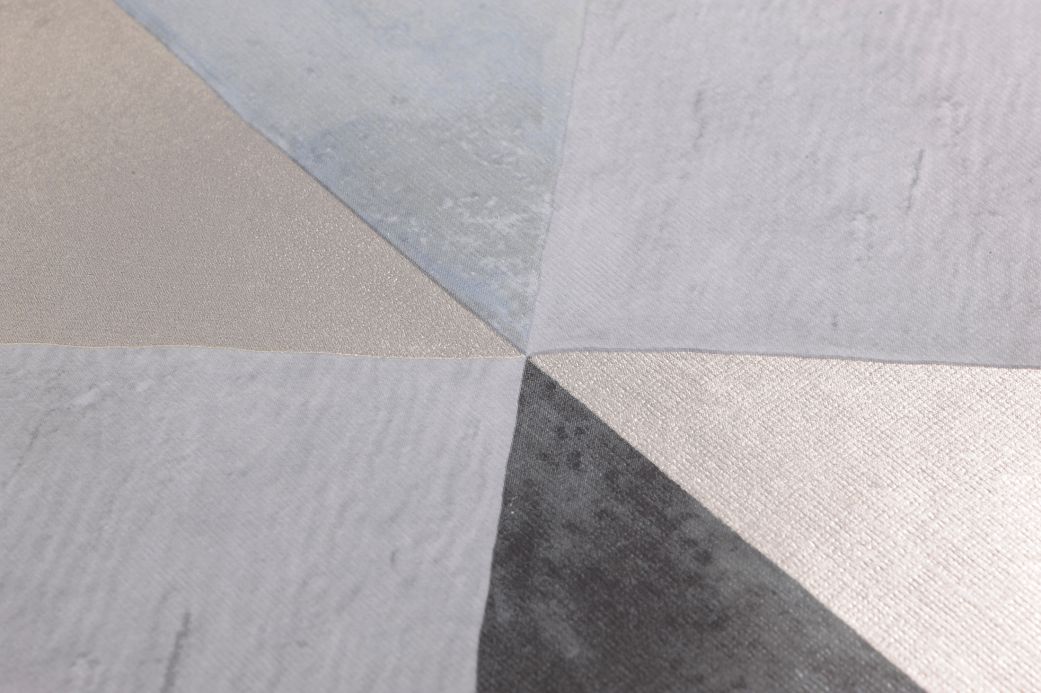 Papel pintado geométrico Papel pintado Jerom tonos de gris Ver detalle