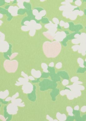 Apple Garden Mintgrün Muster