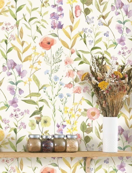 All Wallpaper Dauphine white Room View