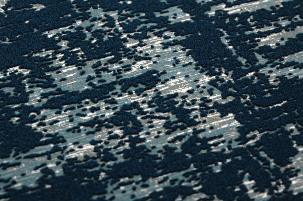 Mid-Century Modern Tapeten Tapete MidCentury Shabby Pastelltürkis Detailansicht