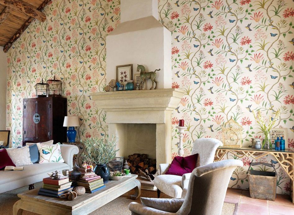 Country style Wallpaper Wallpaper Pazia multi-coloured Room View