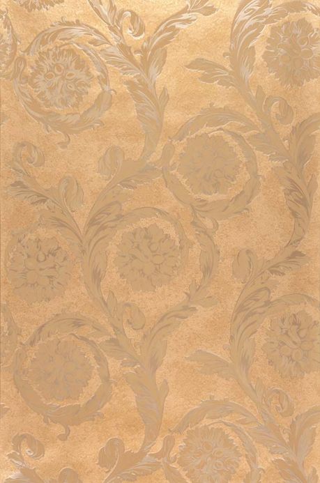 Floral Wallpaper Wallpaper Clarissa matt gold Roll Width