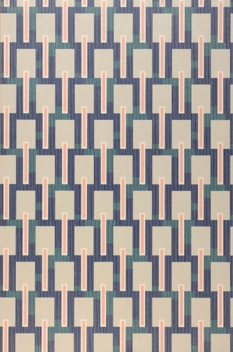 Textile Wallpaper Wallpaper Nebulo steel blue Roll Width