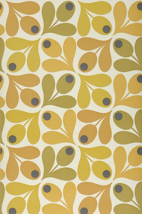 Wallpaper patterns Wallpaper Loki curry yellow Roll Width