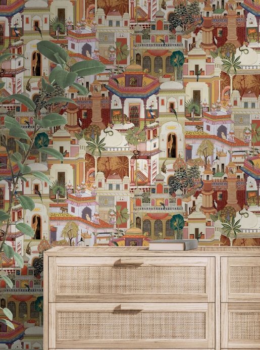 Oriental Wallpaper Wallpaper Casablanca multi-coloured Room View