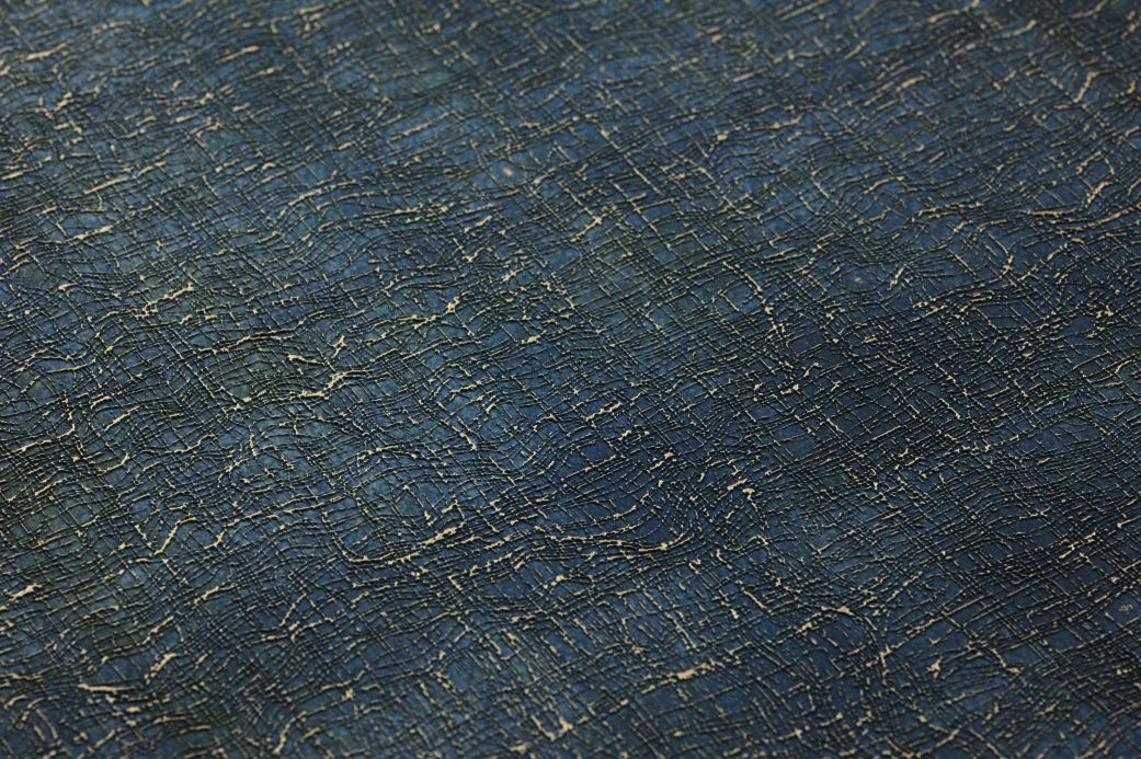 Wallpaper Wallpaper Shabby Tartan shades of blue Detail View