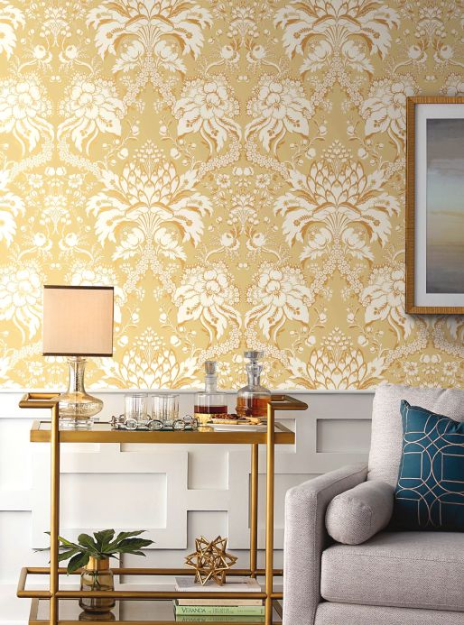 Wallpaper Wallpaper Royal Artichoke ivory Room View