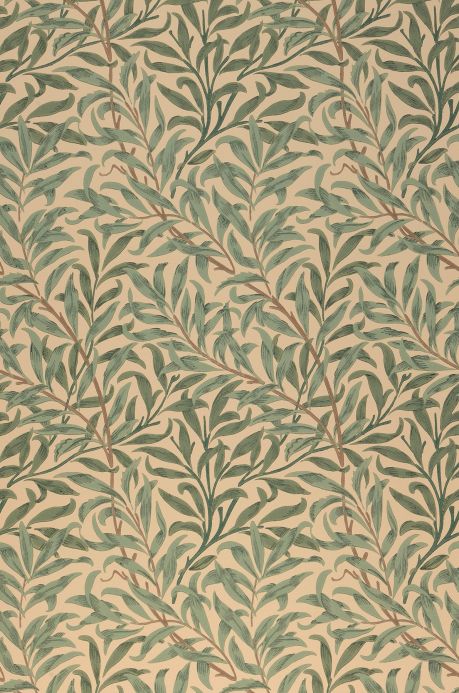 Botanical Wallpaper Wallpaper Darcie shades of green Roll Width