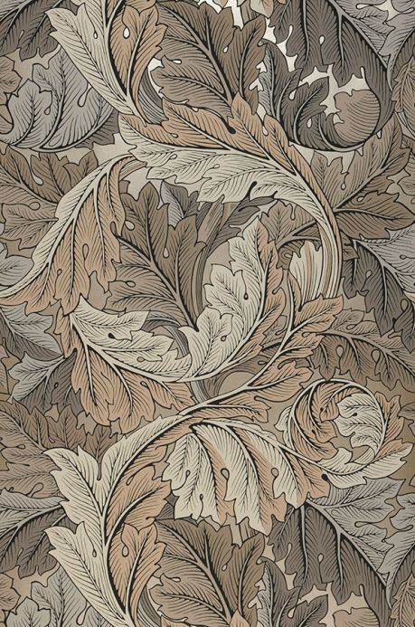 William Morris Wallpaper Wallpaper Patagonia grey brown Roll Width