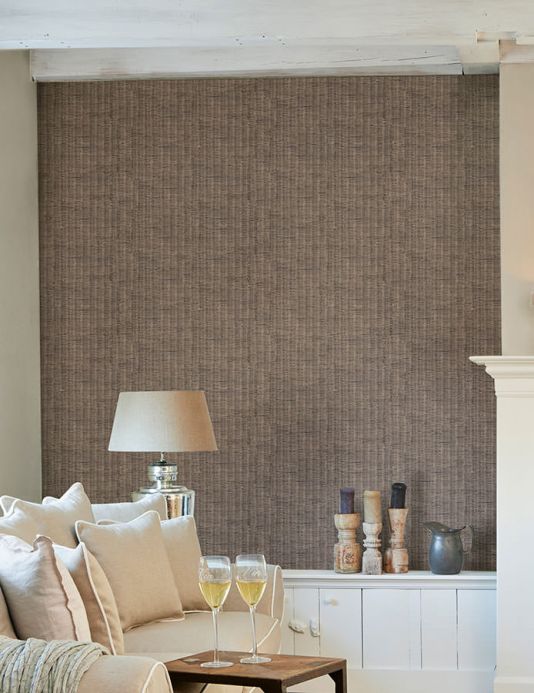 Shabby Chic Wallpaper Wallpaper Rattan Weave beige grey Room View