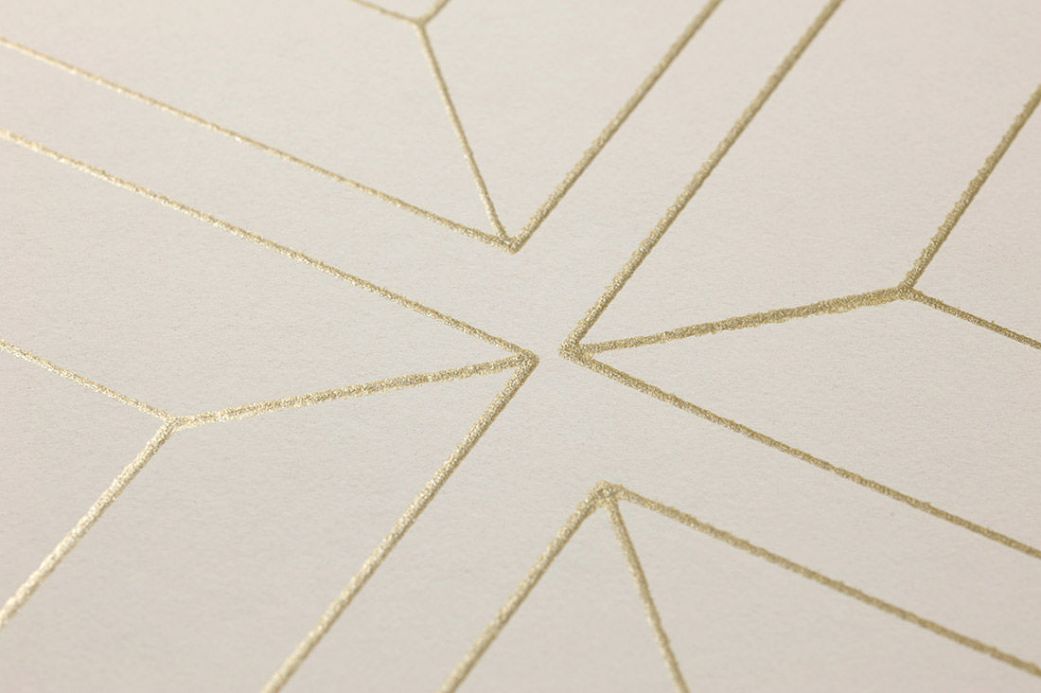 Archiv Papier peint Malekid blanc crème Vue détail