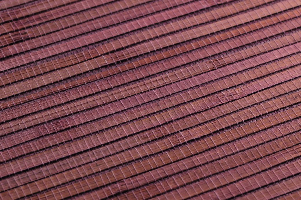 Natural Wallpaper Wallpaper Bamboo on Roll 02 violet Detail View
