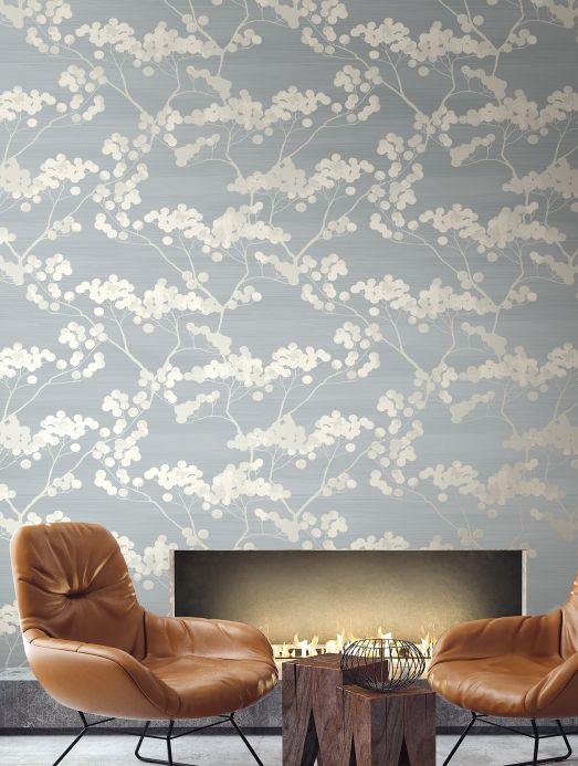 Paper-based Wallpaper Wallpaper Rajapur pearl light grey Room View