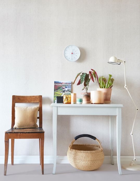 Eco-friendly Wallpaper Wallpaper Veruso Lino cream Room View