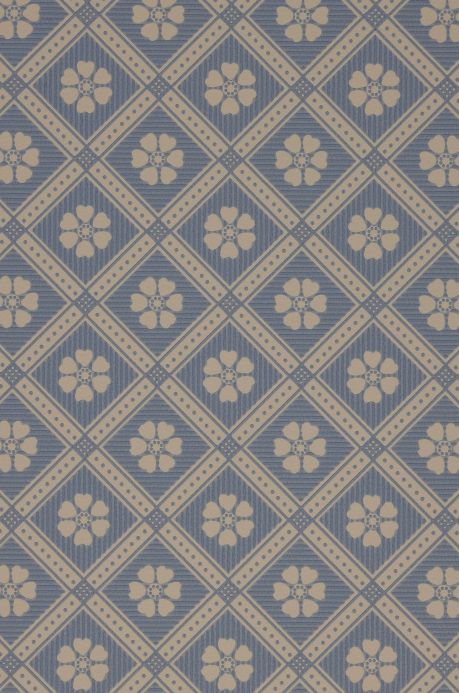 Scandinavian Wallpaper Wallpaper Juhani light blue grey A4 Detail