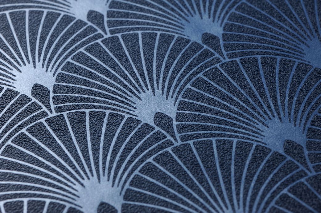 Gastronomy Wallpaper Wallpaper Babylone dark blue Detail View