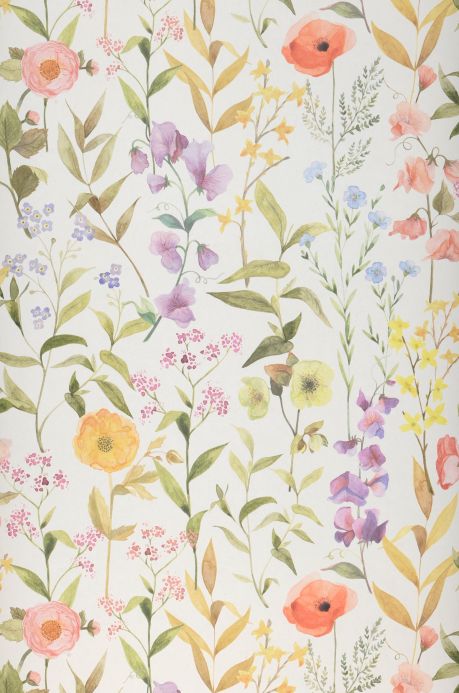 All Wallpaper Dauphine white Roll Width