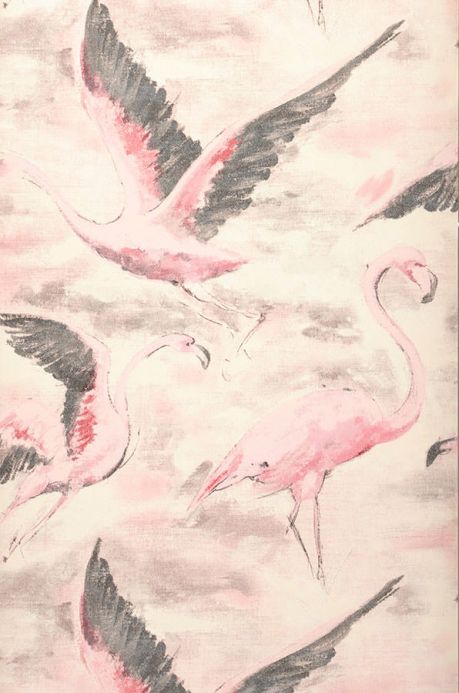 Archiv Papier peint Ketti rosé clair Largeur de lé