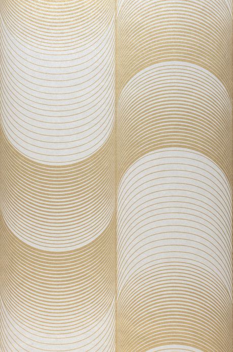 Geometric Wallpaper Wallpaper Katsura cream white Roll Width