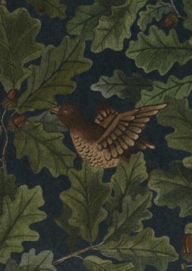 In the Oak Blaugrün Muster
