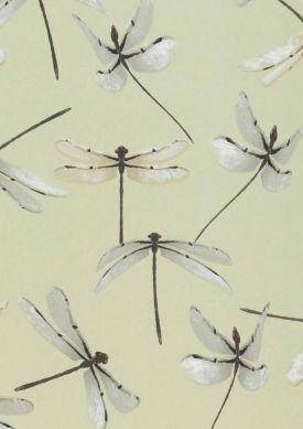 Dragonfly Pastellhellgrün Muster