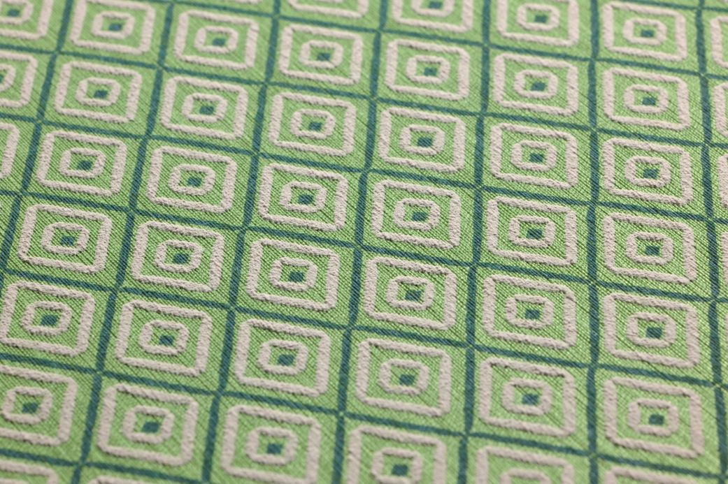 Textile Wallpaper Wallpaper Calaluna green Detail View