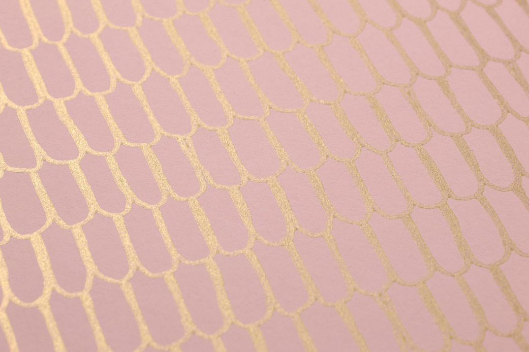 Archiv Papel de parede Ginza rosa claro Ver detalhe