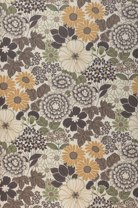 Floral Wallpaper Wallpaper Melissa beige Roll Width