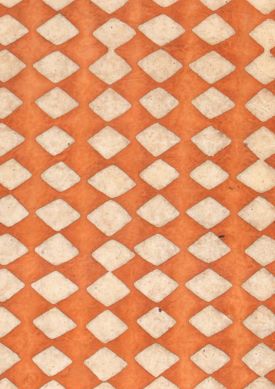 Yamantaka Orangebraun Muster