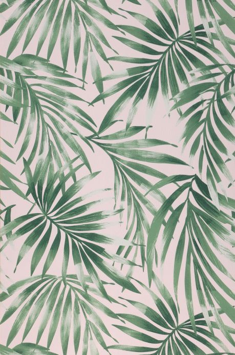 Non-woven Wallpaper Wallpaper Zohra shades of green Roll Width