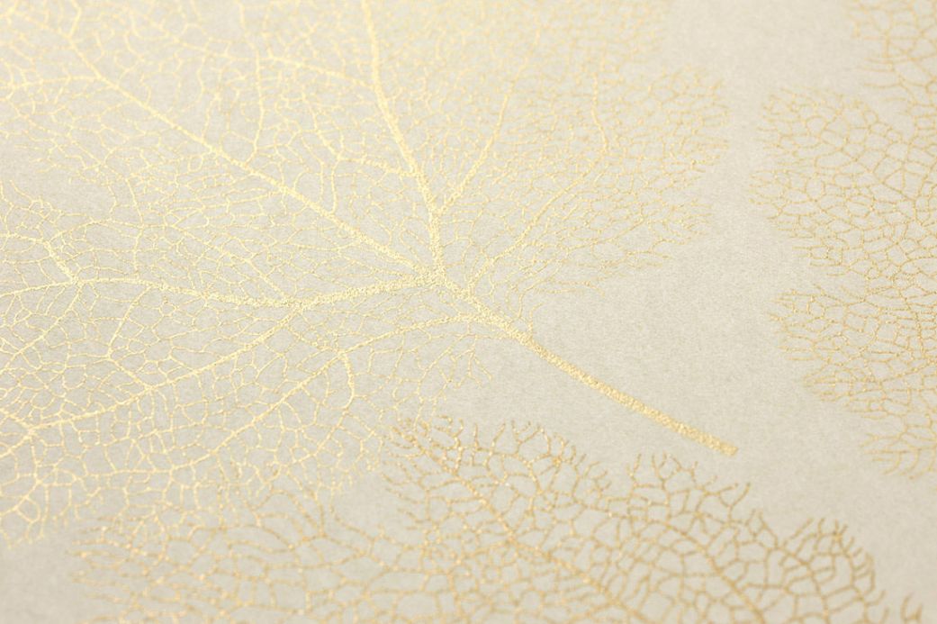 Archiv Wallpaper Gobetti pearl gold Detail View