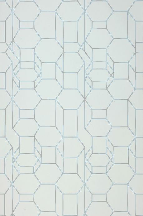 Geometric Wallpaper Wallpaper Wigar green white Roll Width