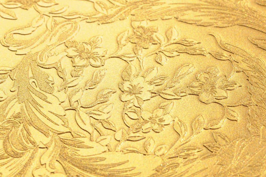 Versace Tapeten Tapete Talora Gold Detailansicht