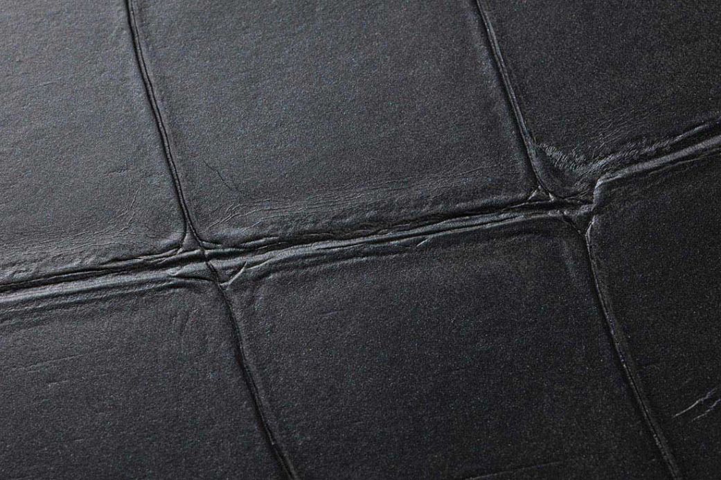 Dining Room Wallpaper Wallpaper Croco 01 anthracite Detail View