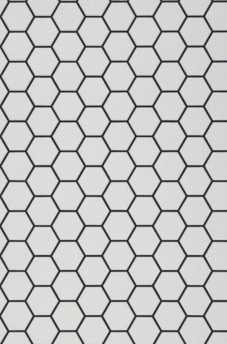 Geometric Wallpaper Wallpaper Bogo white A4 Detail