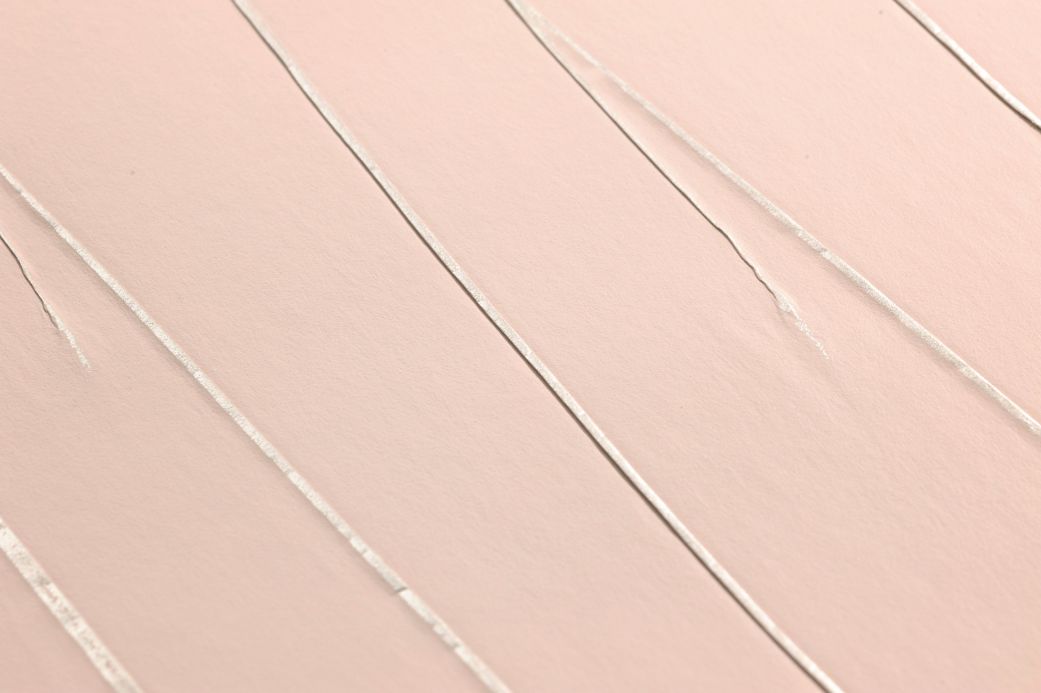 Papel de parede efeito amassado Papel de parede Crush Couture 11 rosa pálido Ver detalhe