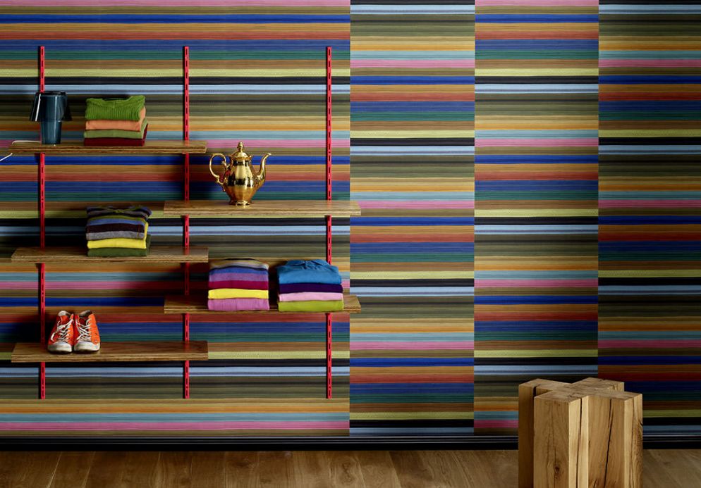 Archiv Wallpaper Zipper multi-coloured Room View